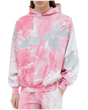 PRAYING Trash Hooded Sweatshirt - Pink