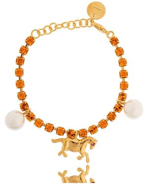 Marni Embellished Charm Bracelet - Metallic