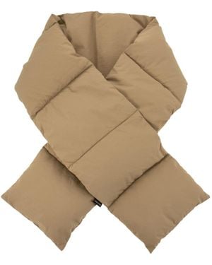Canada Goose Rectangle Shape Padded Scarf - Natural