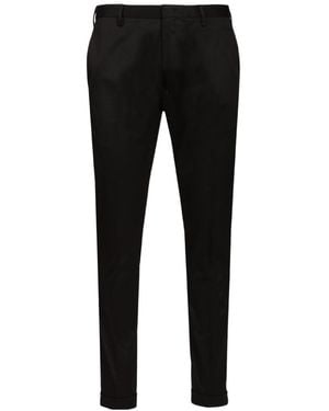 Paul Smith Casual Pants With Belt Loops - Black
