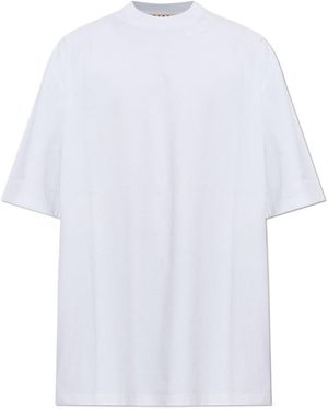 Marni Short Sleeve Crewneck T-Shirt - White