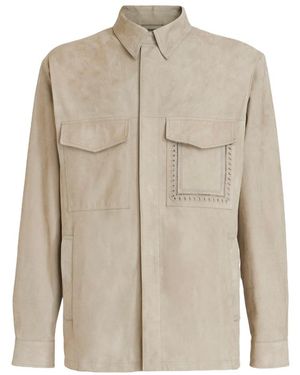 Etro Buttoned Long-Sleeved Shirt - Natural
