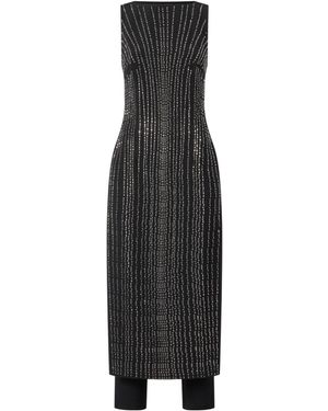 Pinko Rhinestone-Embellished Jumpsuit - Black