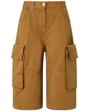 Pinko Cargo Bermuda Shorts - Brown