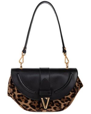 Versace Virtus Shoulder Bag - Black