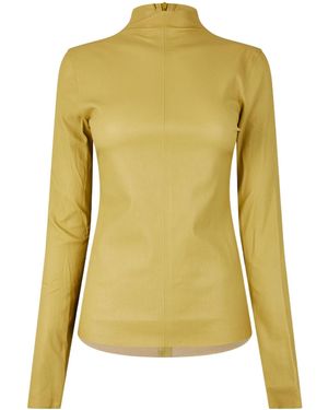 Bottega Veneta Woven Jacket - Yellow
