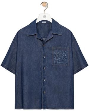 Loewe Short Sleeved Shirt - Blue