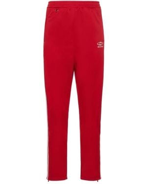 Doublet Invisible Elastic Waist Joggers - Red