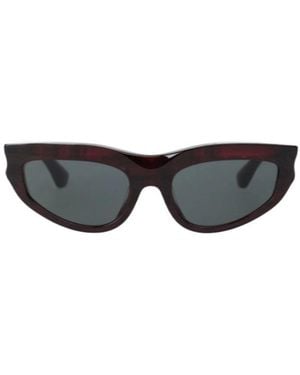 Burberry Minimalist Cateye Sunglasses - Black