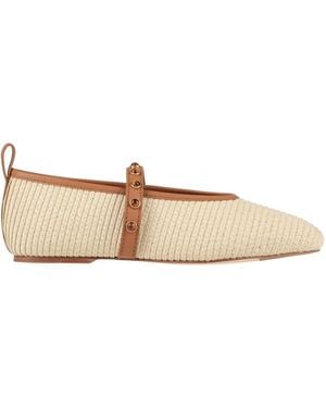 Rag & Bone Two-Tone Ballet Flats - Natural
