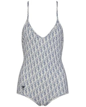Dior Iviera One-Piece Swimsuit - Gray