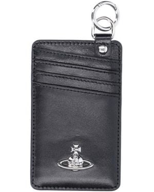 Vivienne Westwood Orb Keyring Card Wallet - Grey