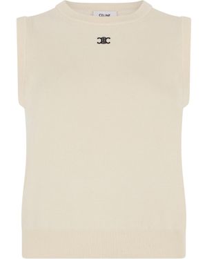 Celine Wool Vest - Natural