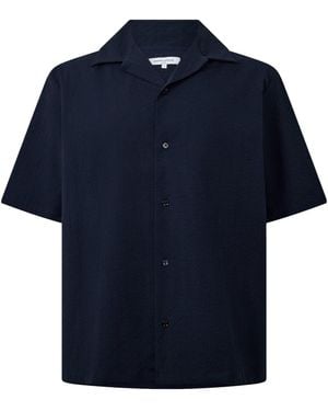 Maison Kitsuné Classic Solidcolor Shirt - Blue