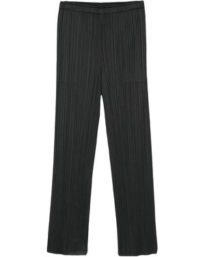 Pleats Please Issey Miyake Pleats Please Issey Miyake Pleated Trousers - Black