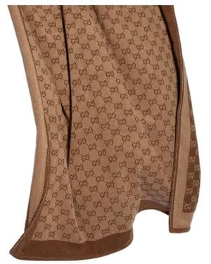 Gucci Gg Cotton Terrycloth Towel - Brown