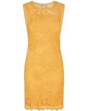 Jonathan Simkhai Crochet Cotton Mini Dress - Yellow