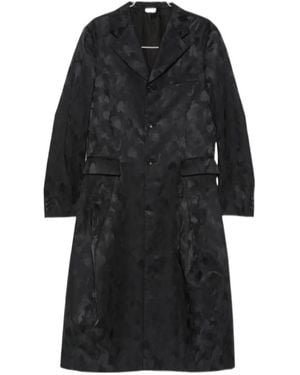 Comme des Garçons Single-Breasted Coat - Black