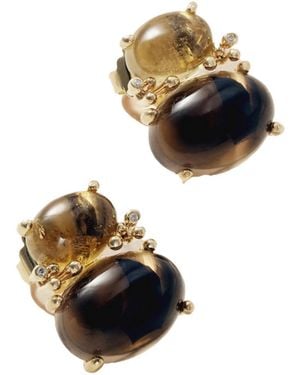 Ole Lynggaard Copenhagen Tourmaline And Diamond Earrings - White