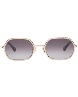 Chloé Twotone Square Sunglasses - White