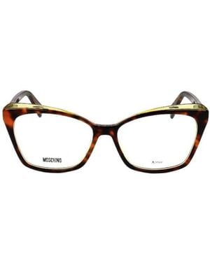 Moschino Logo Cat's Eye Flat Lens - White