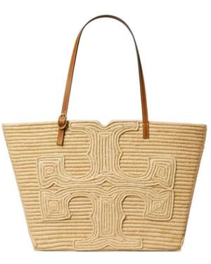 Tory Burch Ella Top Handle Tote Bag - Natural