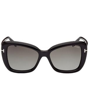 Tom Ford Eyewear Cat-Eye Frame Sunglasses - Metallic