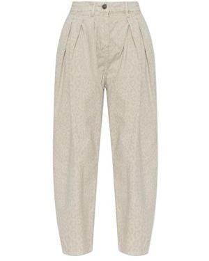 AllSaints Casual Trousers With Belt Loops - Natural