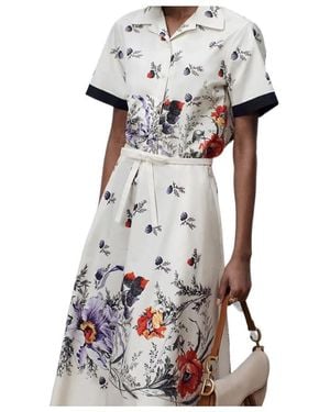 Dior Blouse Met Korte Mouwen - White