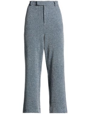 Ganni Loose Two-Tone Trousers - Blue