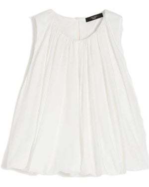 Weekend by Maxmara Sleeveless Top - White