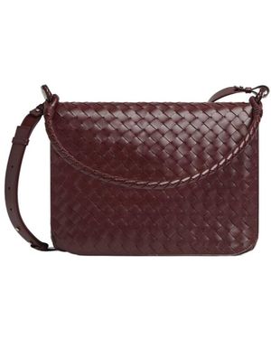 Bottega Veneta Swing Messenger - Purple