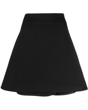 Bottega Veneta A-Line Mini Skirt - Black