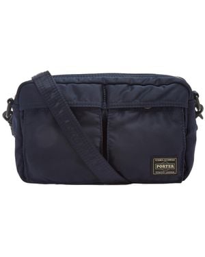 Porter-Yoshida and Co Zipper Shoulder Bag - Blue