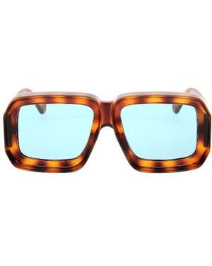 Loewe Square Frame Sunglasses - Blue