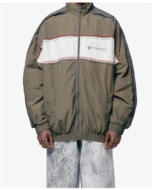 Martine Rose Layered Track Jacket - Grey
