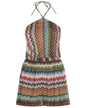 Missoni Zigzag Pixel-Effect Pattern Jumpsuit - Multicolour