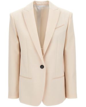 Philosophy Di Lorenzo Serafini Stretch Wool Suit Coat - Natural