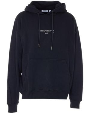 Off-White c/o Virgil Abloh Statement Skate Hoodie - Blue