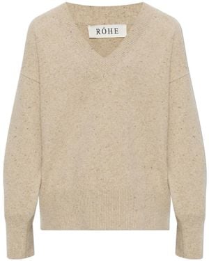 Rohe Long-Sleeved Sweater - Natural