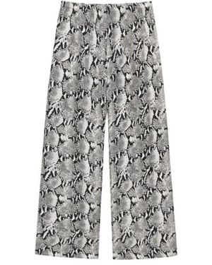 Anine Bing Roslin Printed Trousers - Grey