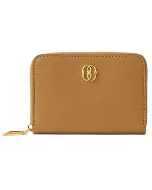 Bally Zipper Wallet - Natural