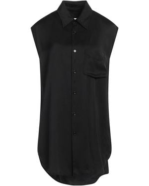 MM6 by Maison Margiela Solid Colour Shirts - Black