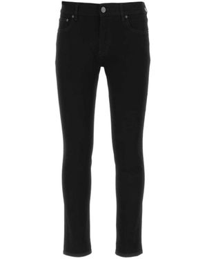 Pt Pantaloni Slim-Cut Leg Jeans - Black