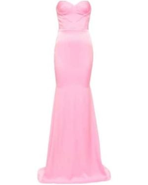 Alex Perry Barkley Strapless Satin Crêpe Gown - Pink