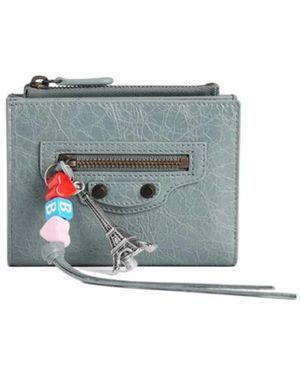 Balenciaga Le City Bifold Wallet - Blue