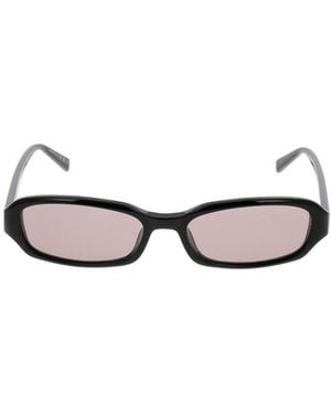 Saint Laurent Eyewear Rectangular Frame Sunglasses - White