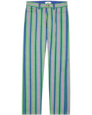 Versace Mid-Rise Straight Jeans - Blue