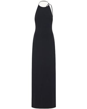 The Row Coralia Lace Dress - Black