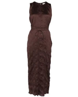 STAUD Mizu Maxi Dress - Brown